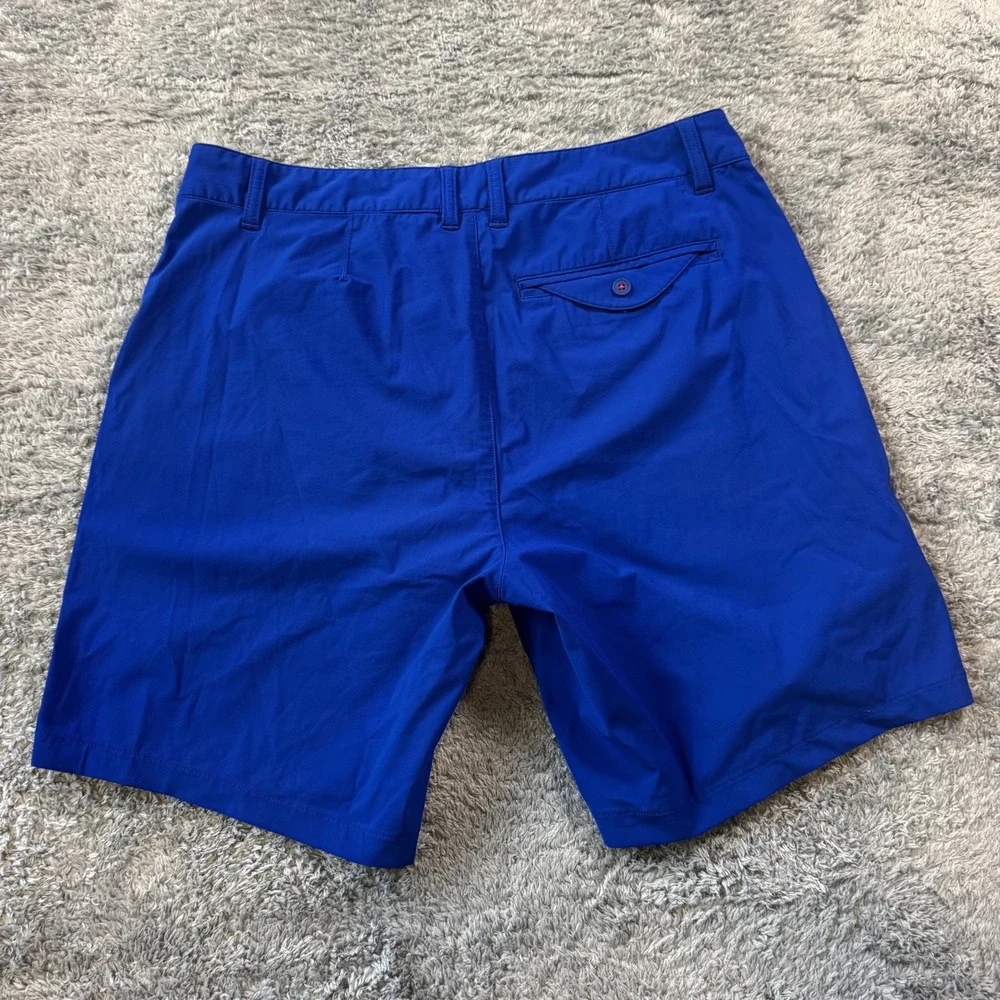 Rhone Commuter Shorts 31 Royal Blue Stretch Performance Fabric
